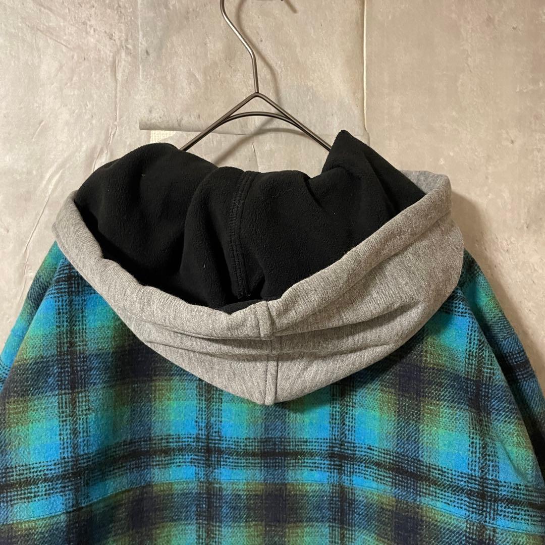 Burtonバートンスキーウェアスノーボードジャケットパーカー水色黒チェック柄