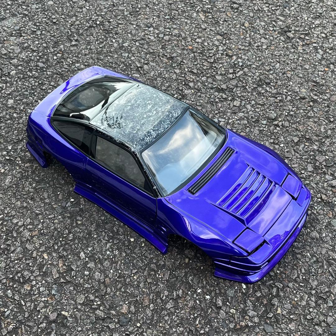 「D1ライツ練習機風」180SX 1/10 ラジコン ボディ ドリフト 完成品