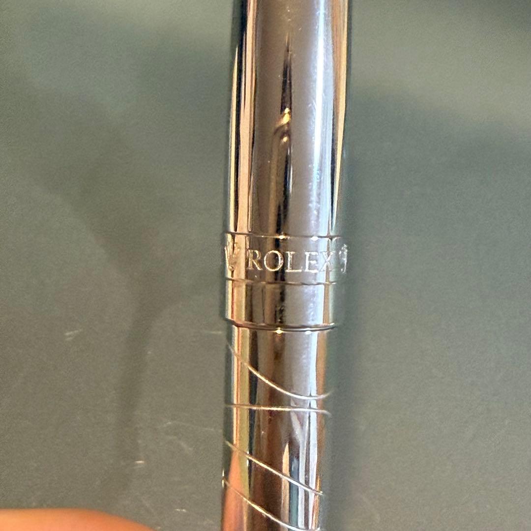 ROLEX シルバーボールペン 専用ケース付