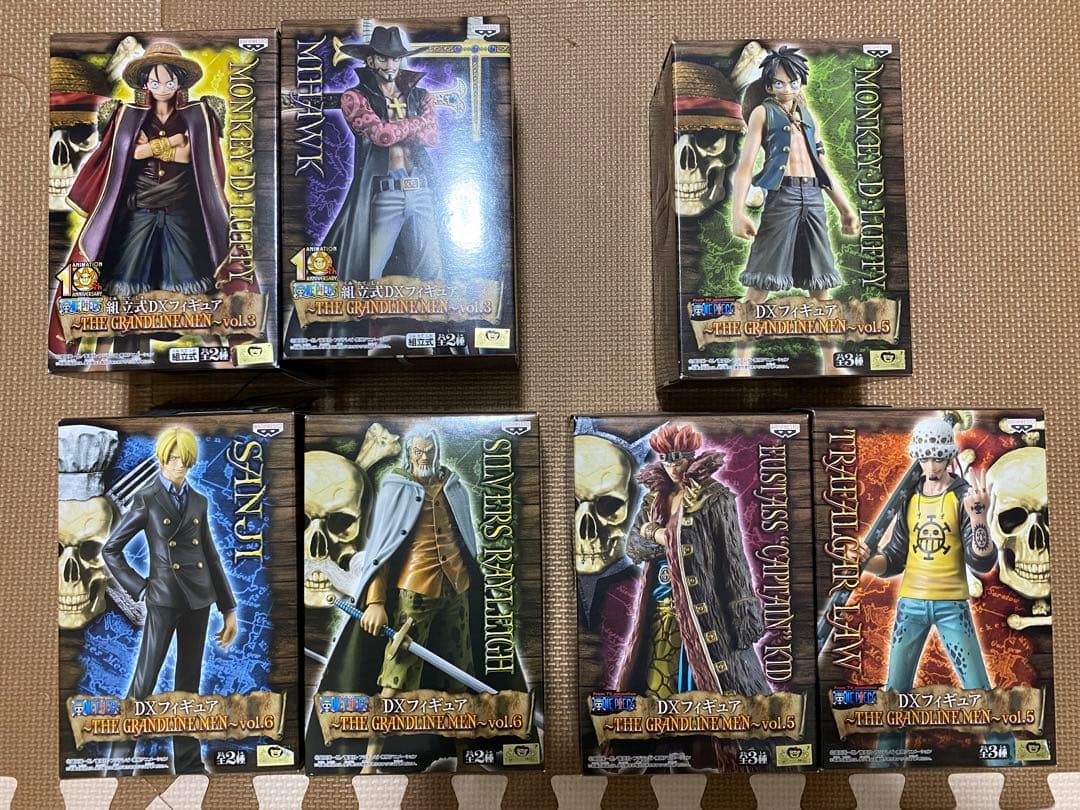 ONEPIECEDXフィギュア～THE GRANDLINE MEN ～7個セット