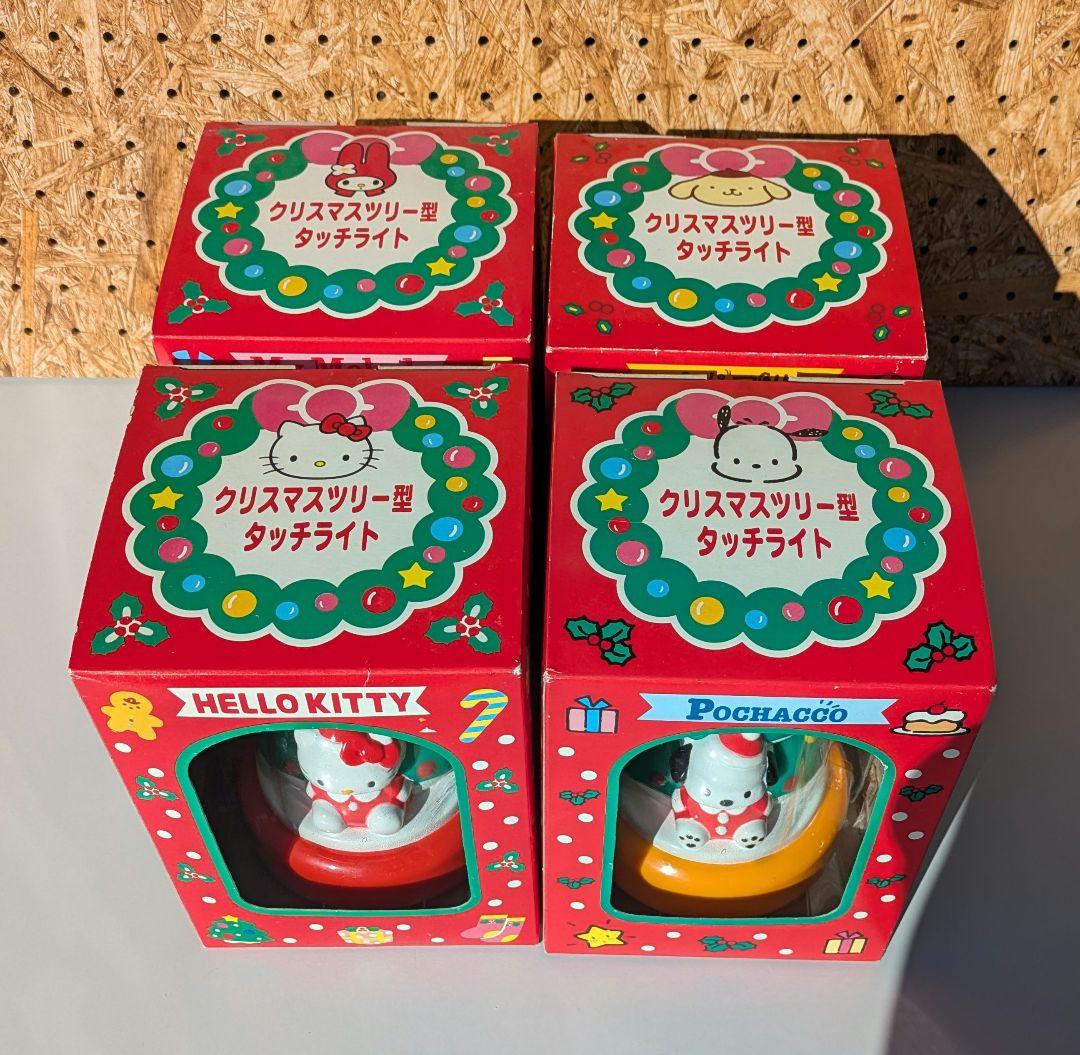 激レア！　サンリオ　クリスマス ツリー型 タッチライト 1998年