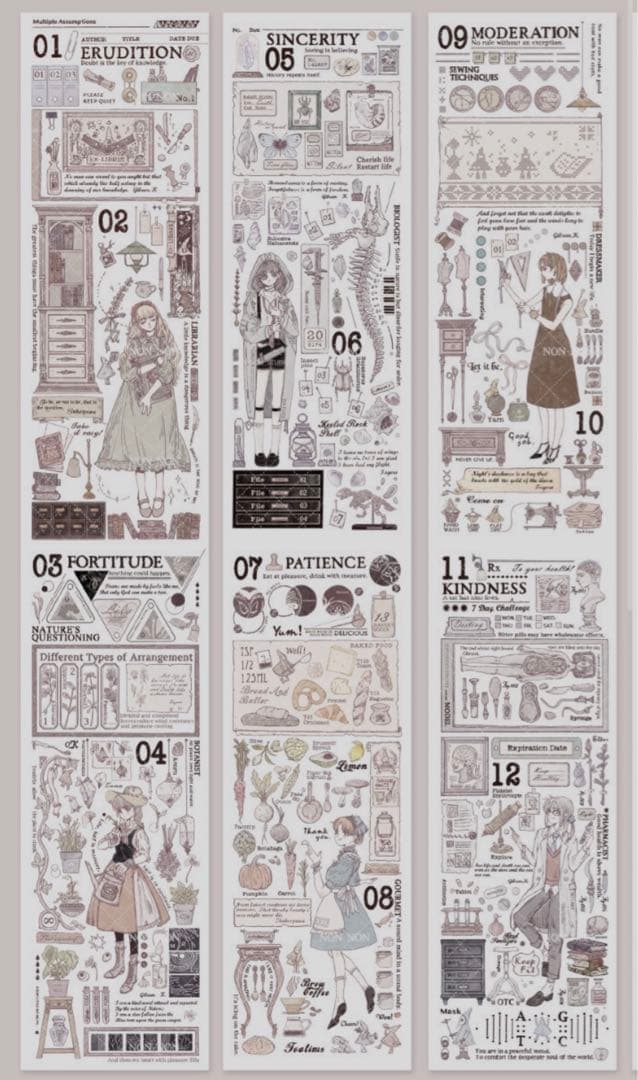 海外マスキングテープ 切り売り No.140