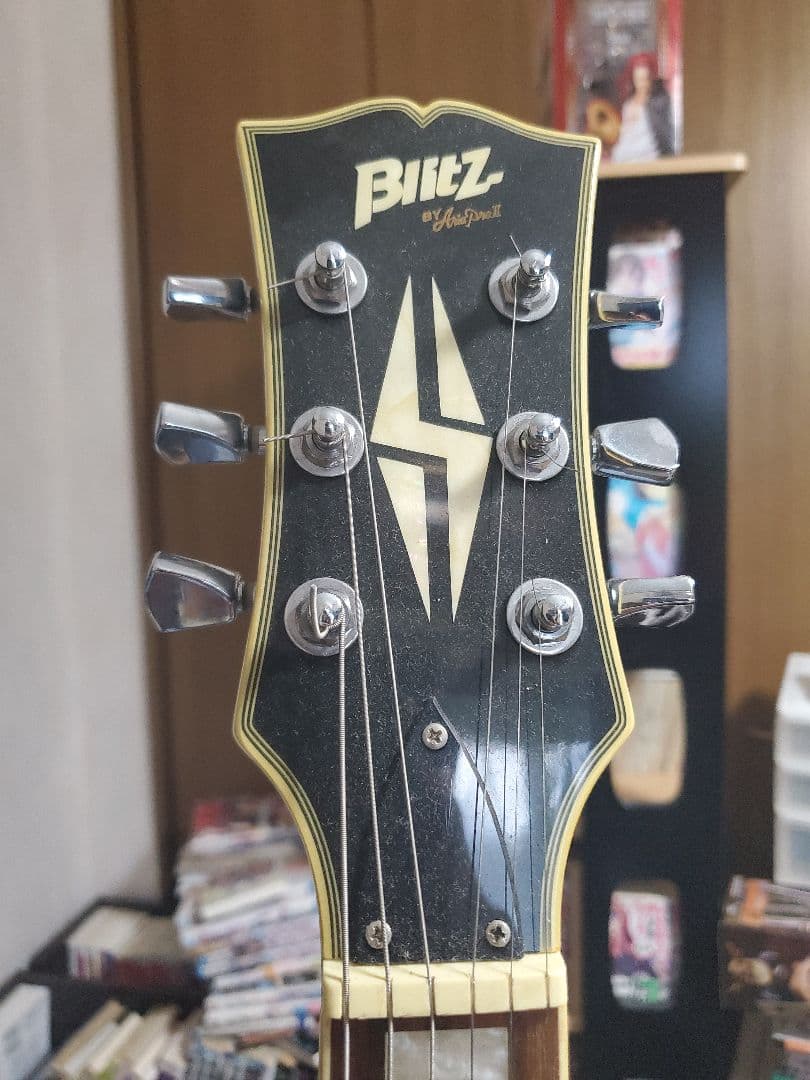 Blitz エレキギター ブラック ギターケース付き