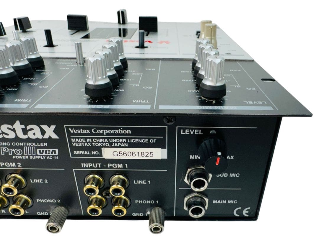 Vestax ベスタクス DJミキサー PMC-05ProⅢ VCA