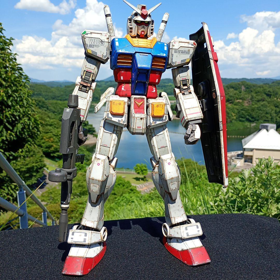 1/48 メガサイズ　ガンダム　塗装済完成品　ガンプラ