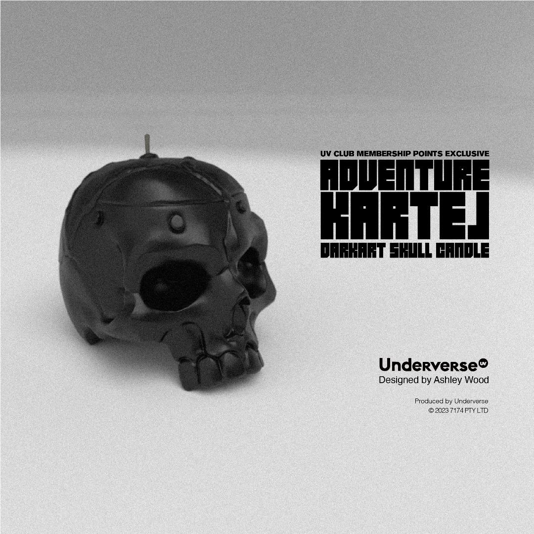 その他 UVC DARK ART SKULL CANDLE / Underverse