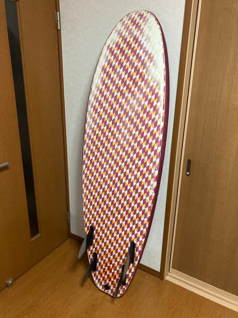 せいや　キャッチサーフ　AYRS サーフボード バーガンディ チェッカー
