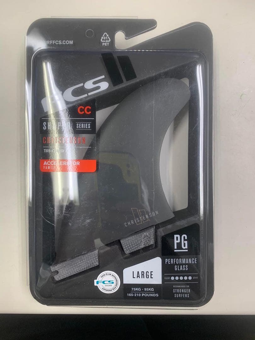 サーフィン・ボディボード FCS 2 CHRISTENSON TRI-QUAD FIN