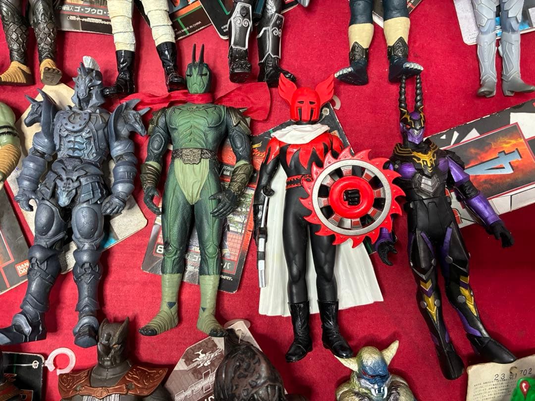 タグ付き 仮面ライダー 怪人シリーズ 21体 まとめ売り ソフビ