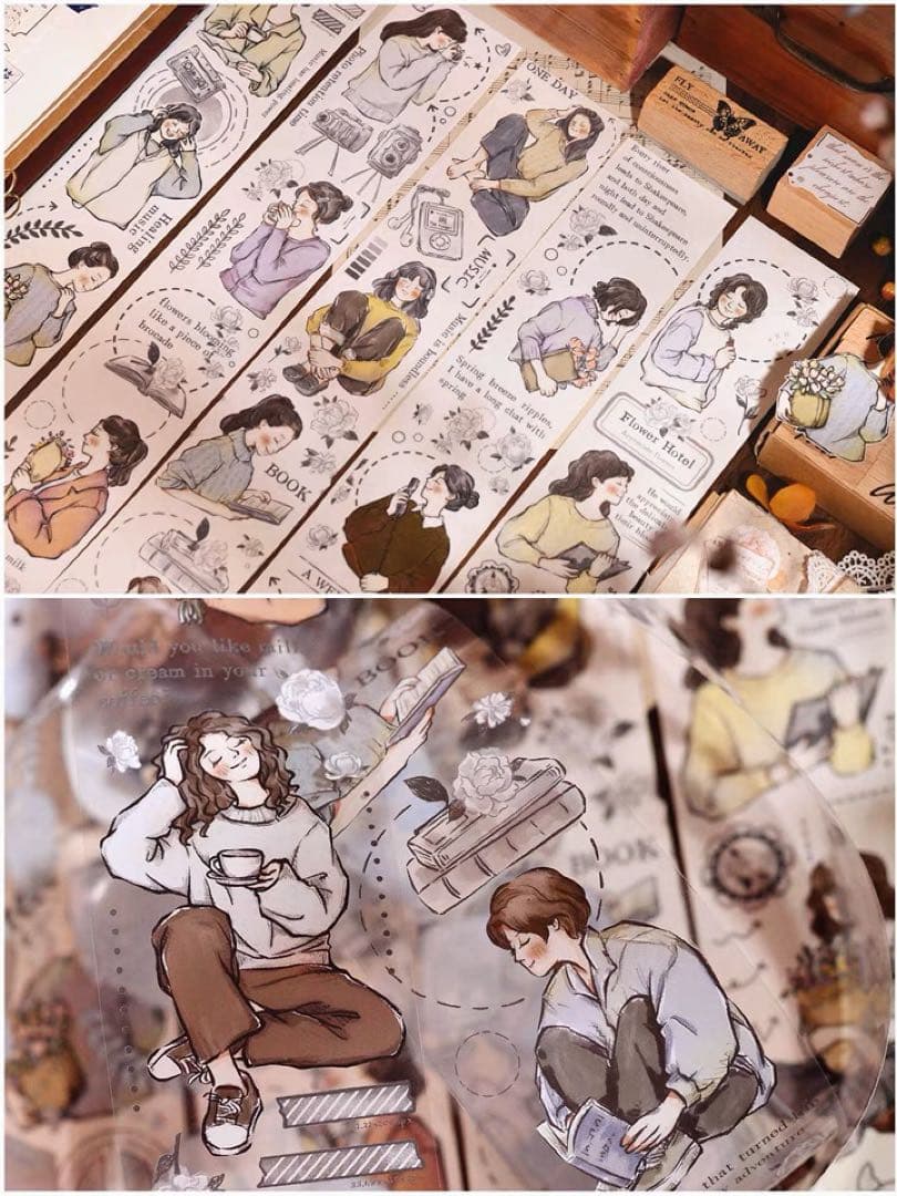 2m Little White リラックスタイム　PETテープ