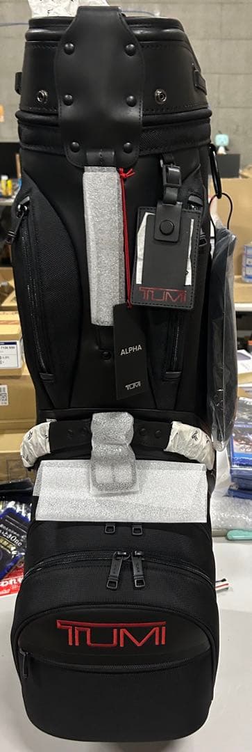ゴルフバッグ 公式 正規品 ALPHA 3ゴルフ・バッグ メンズ BLACK