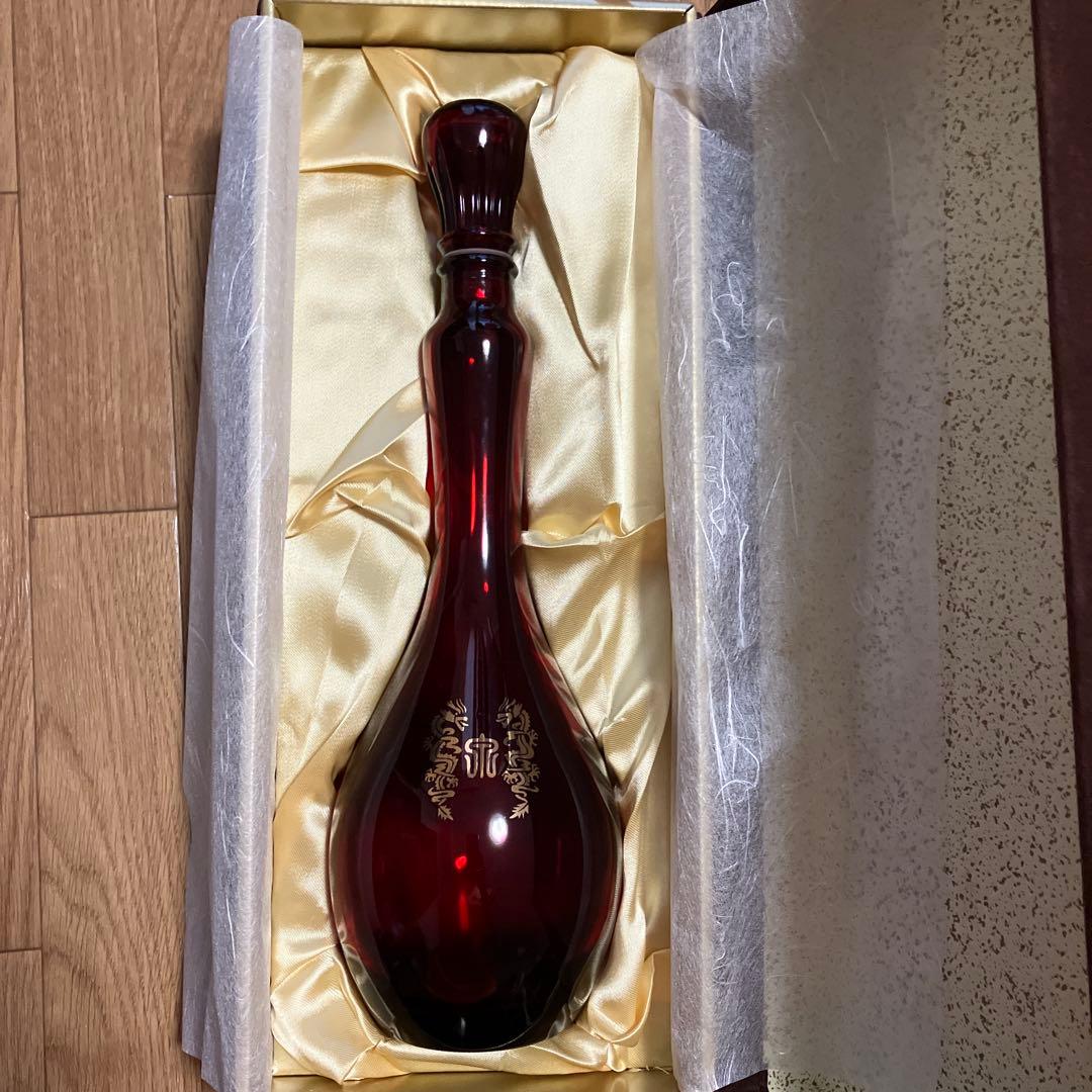 【期間限定】十四代 龍泉 赤色ボトル　日本酒空き瓶　化粧箱付き