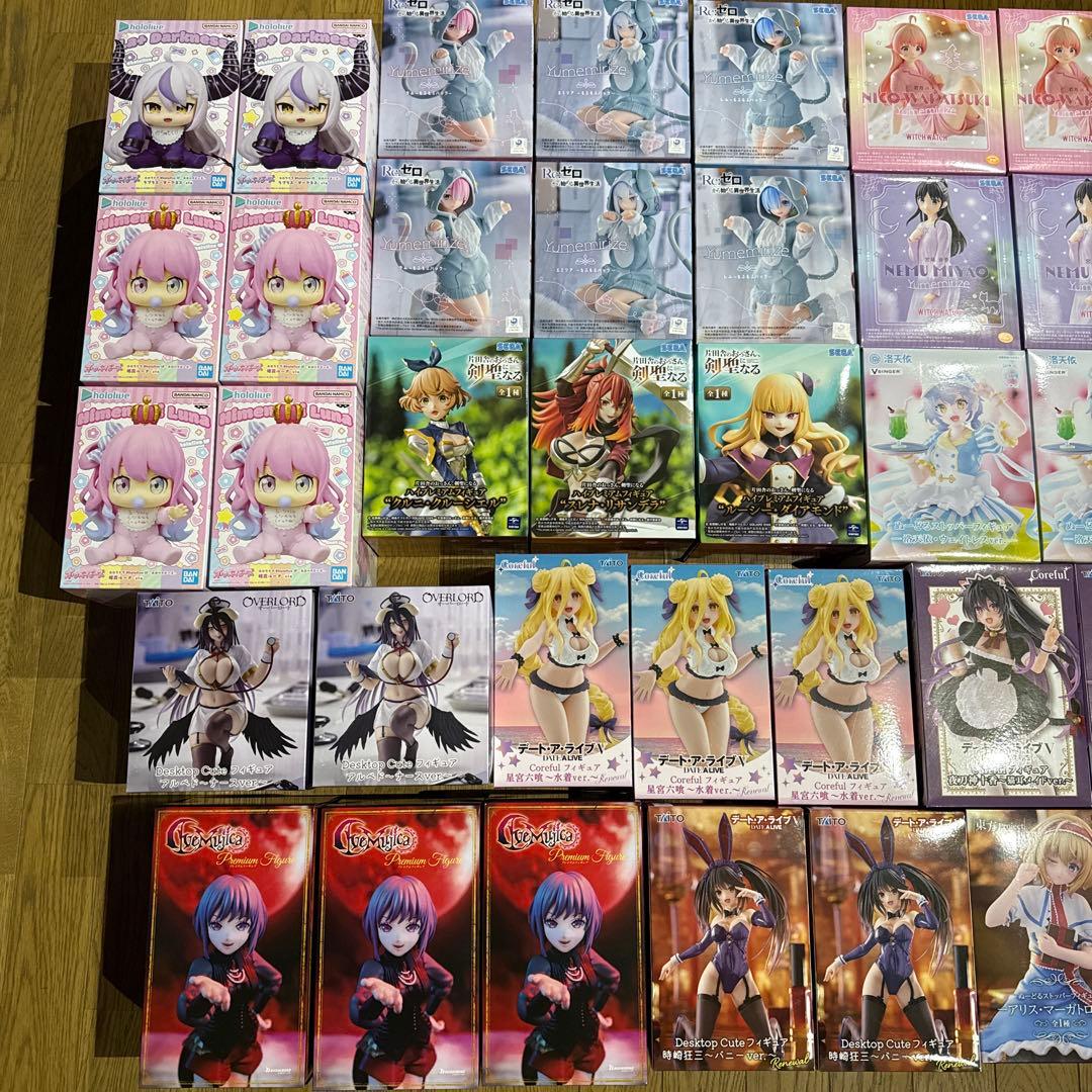 人気アニメ、美少女系　プライズフィギュア40点セット