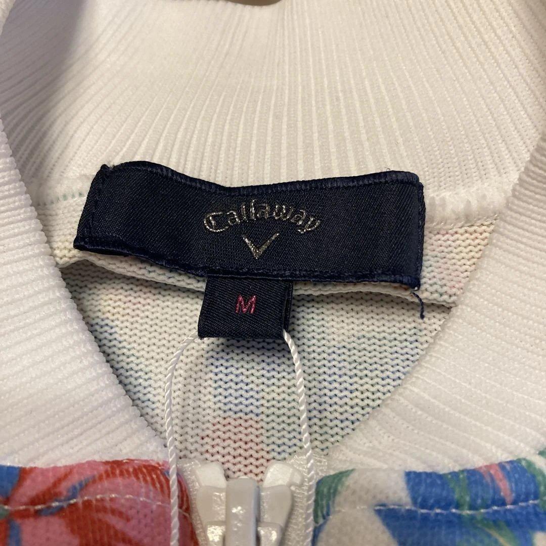 新品未使用　Callaway フラワープリント ジャケット M