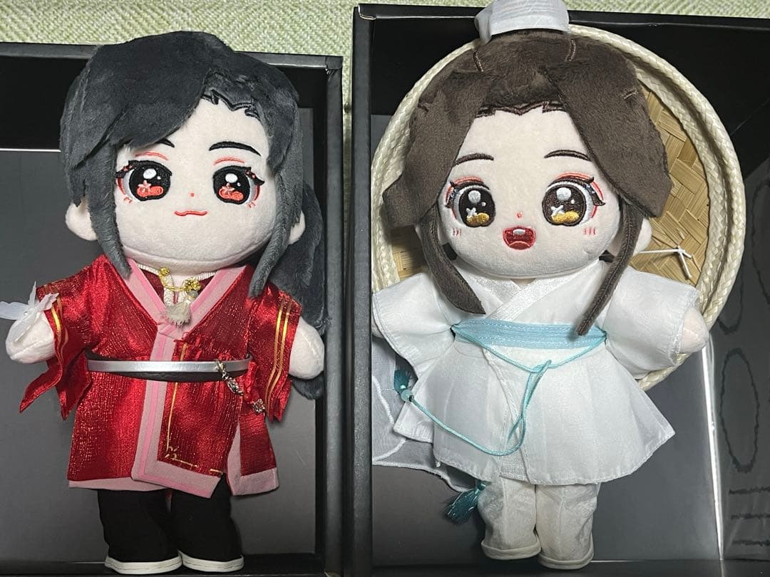 天官賜福 ぬいぐるみ 謝憐 三郎 謝憐の花嫁・太子悦神衣装　4点セット