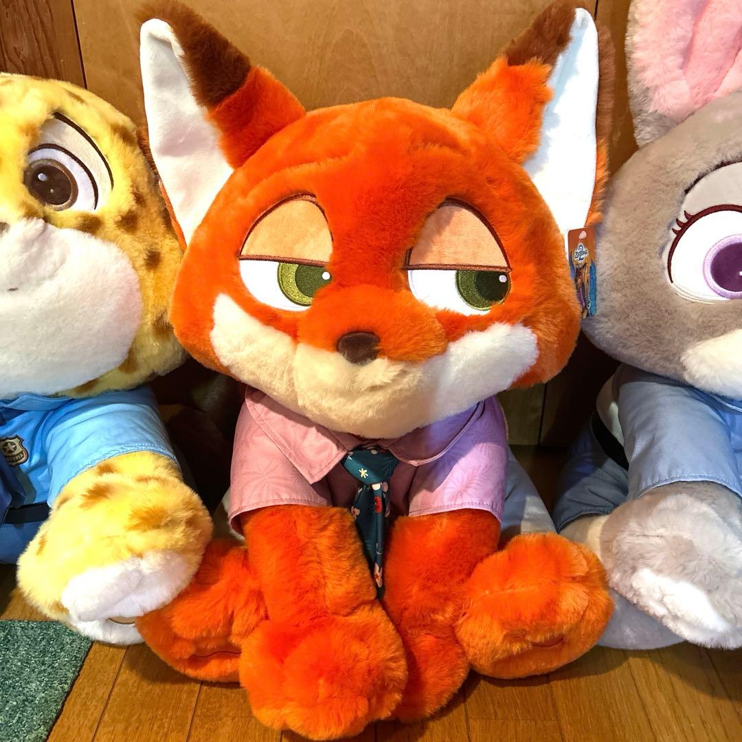 【新品タグ付】ズートピア2 ジュディ ニック クロウハウザーぬいぐるみ　コストコ