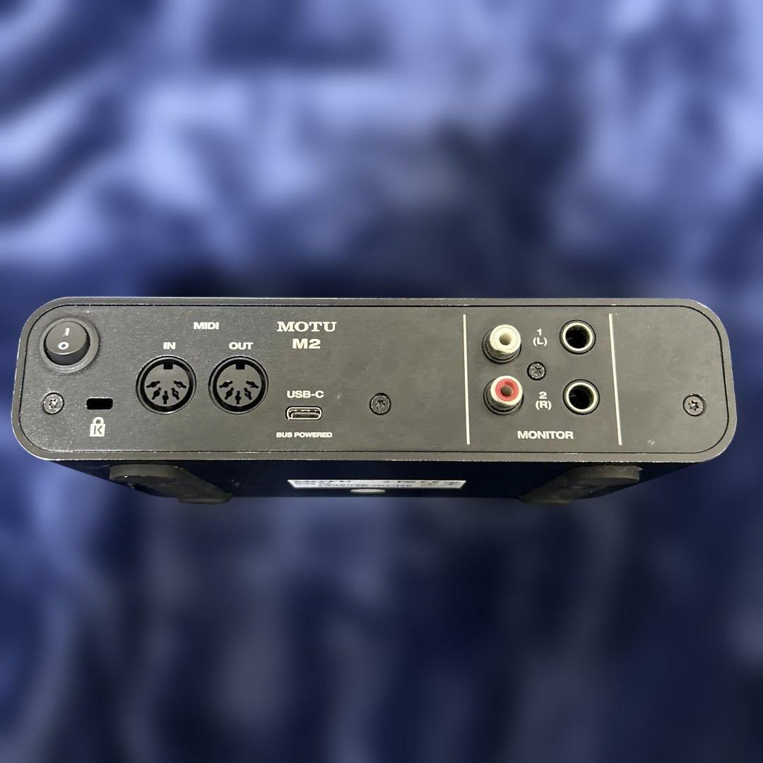 MOTU M2 オーディオインターフェイス & SONY モニターヘッドホン