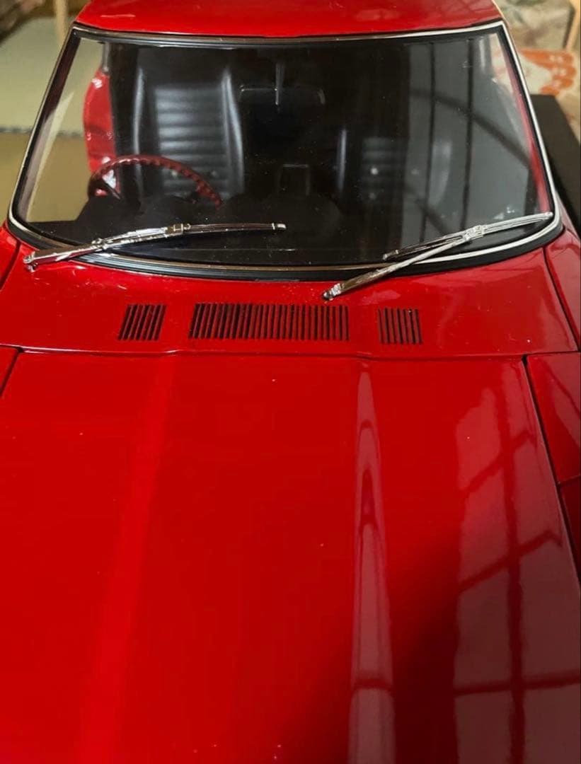 [美品]フェアレディZ S130Z レッド 模型完成品ガラスケース付き