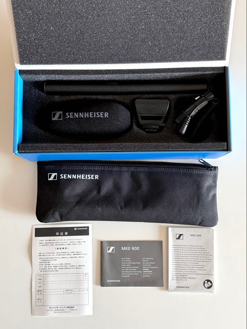【美品】SENNHEISER MKE600 + MZH600 + MZQ600