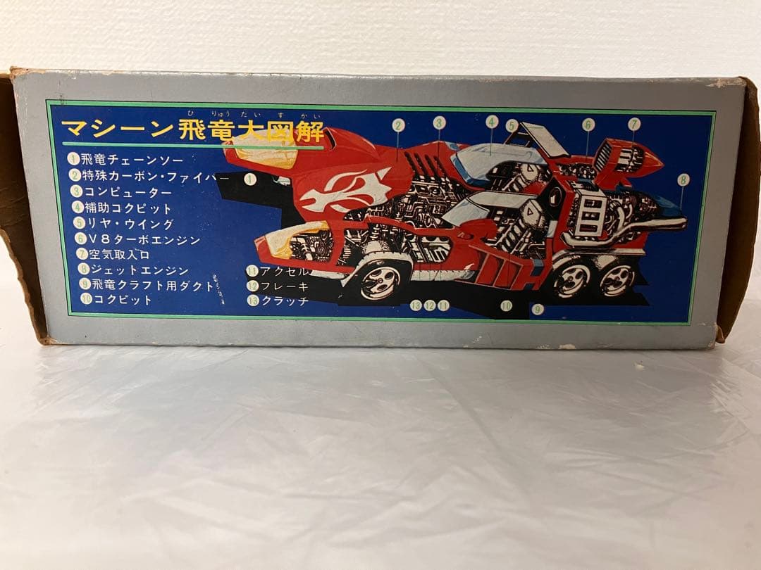飛び出せマシーン飛竜　タカトク　タカラ DX 玩具 おもちゃ レトロ玩具　合金