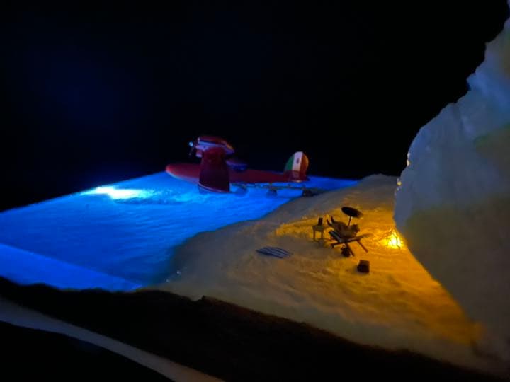 ポルコ の隠れ家　ポルコ のアジトジオラマ