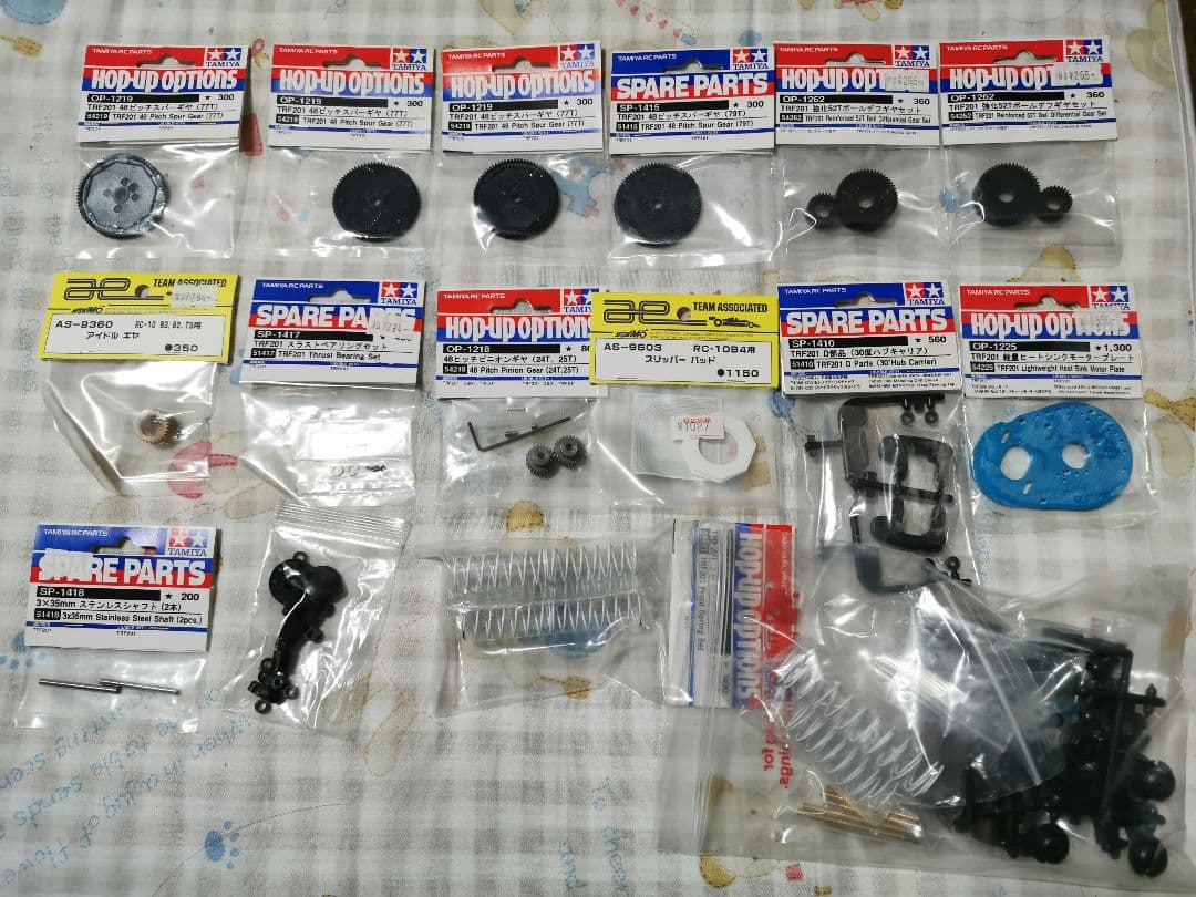 タミヤ TRF201 オプション　スペアパーツ多数 ESCモーターサーボ付き