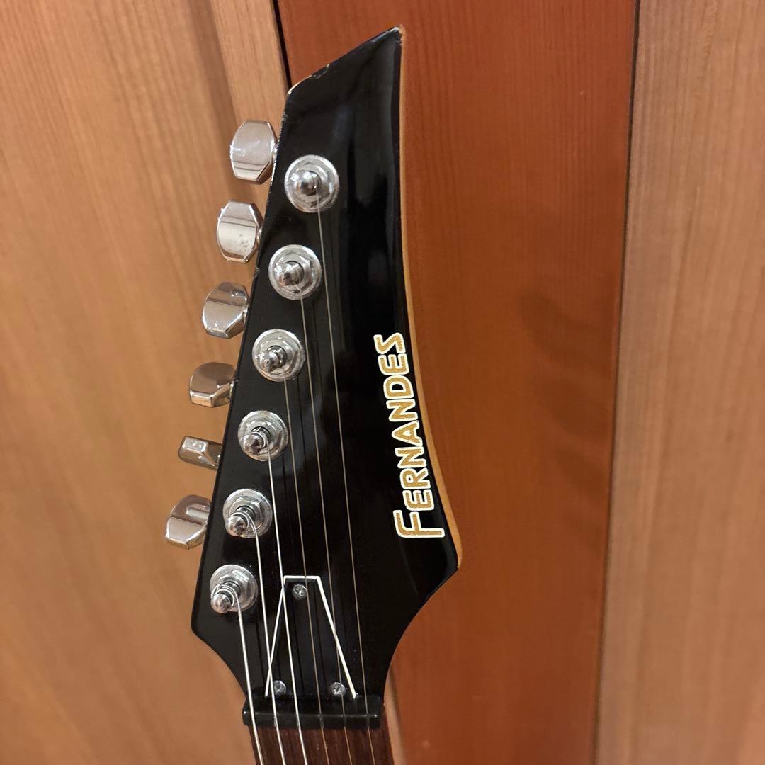 金ロゴ FERNANDES トレモロアーム付 新品弦張替済