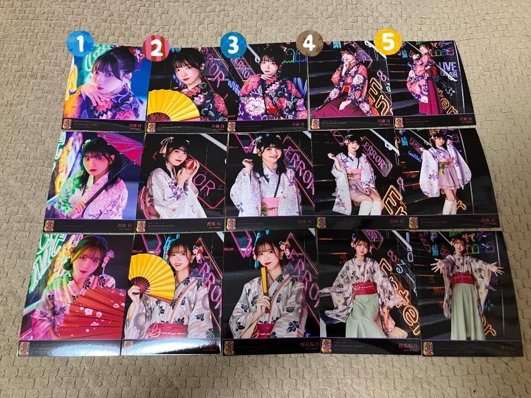 ナナニジ　anniversary live 2024 　踊り子衣装ブロマイド