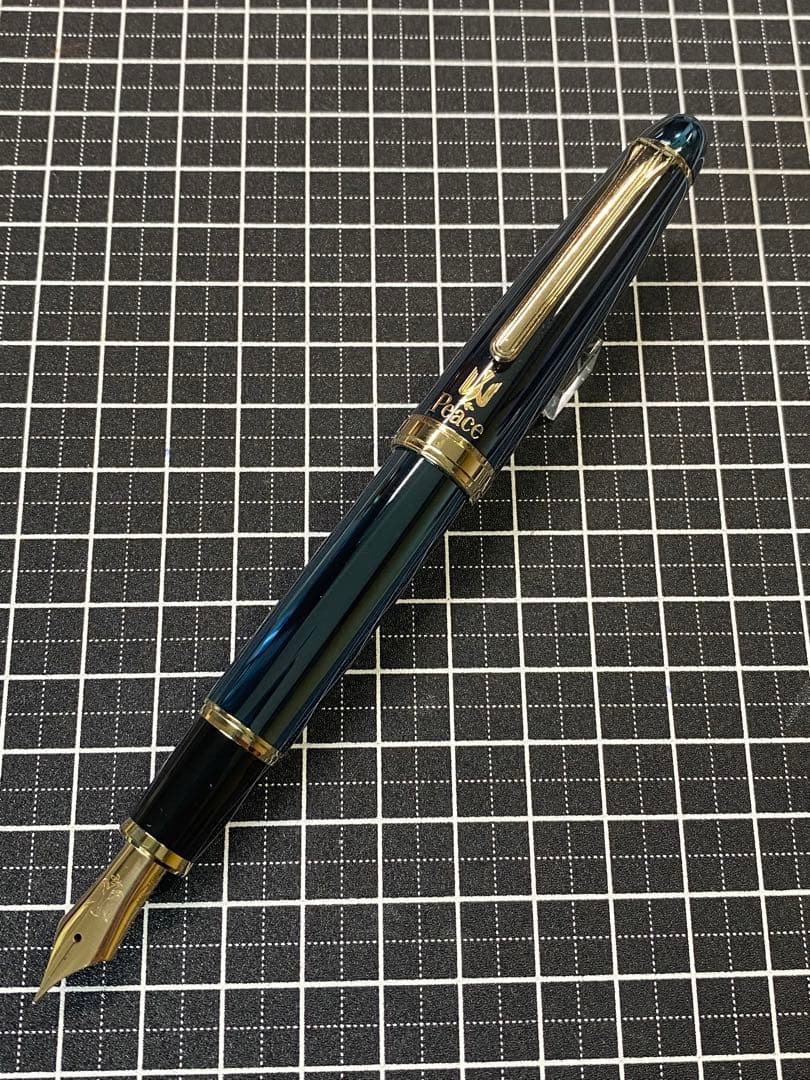 SAILOR PEACE Blue-Titanium 万年筆　字幅MF