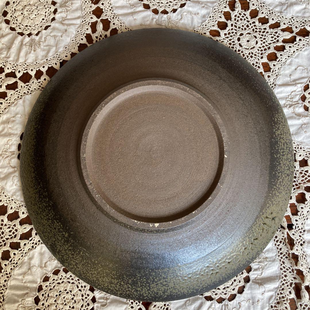 鷺草　飾り大皿　36cm