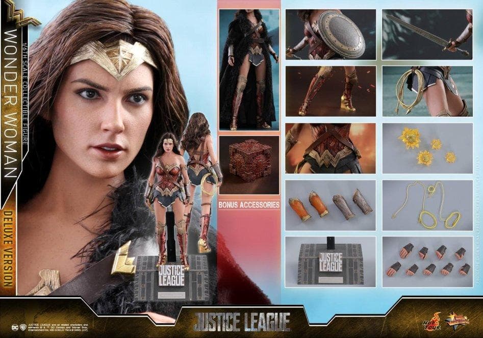 ホットトイズ ワンダーウーマン ボーナスアクセサリー付き ジャスティスリーグ