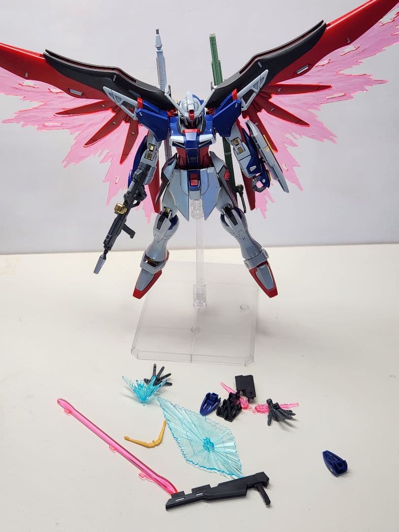 RG アカツキガンダム＆シラヌイパック / HG デスティニー&ゼウスシルエット