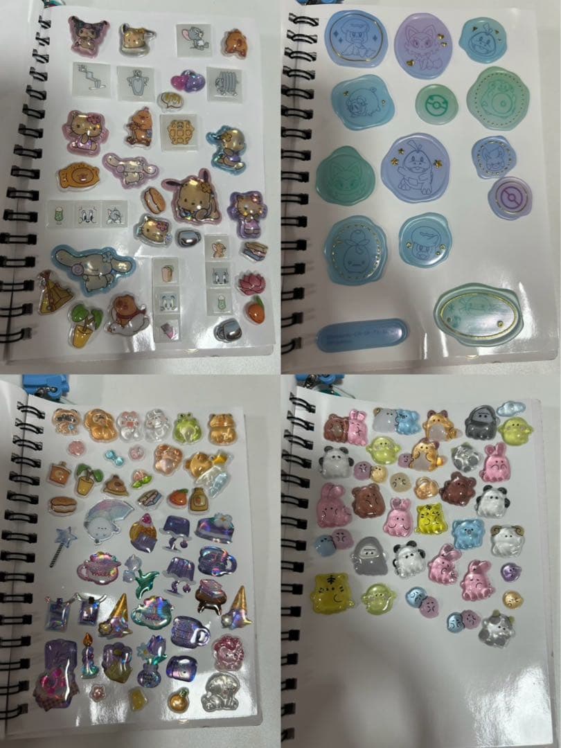 シール帳 完成品 ボンボンドロップシール うるちゅるシール シール帳付き