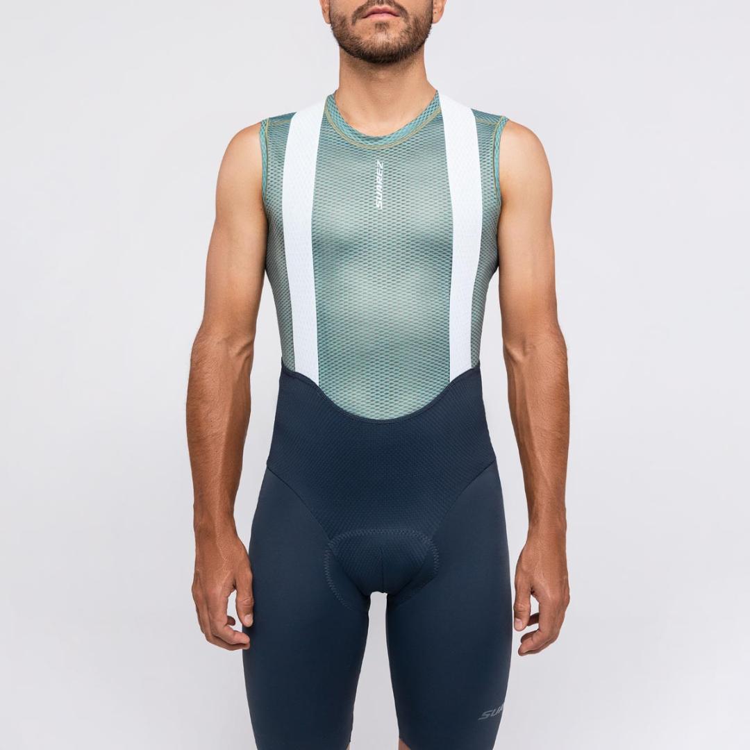新品ビブショーツ　SUAREZ　グレー（S）