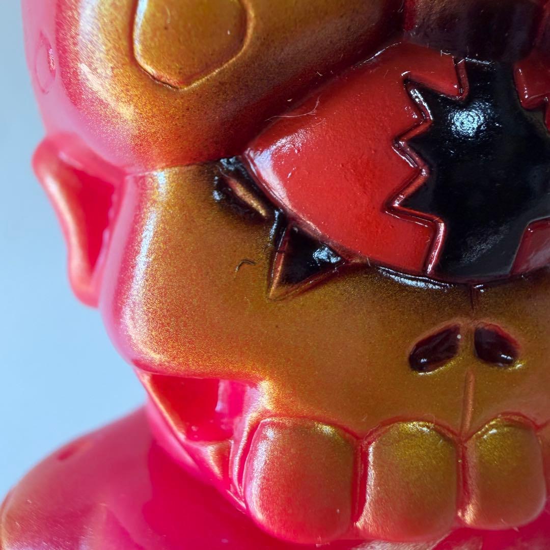 リアルヘッド　アクロカイザー　ミニ　ソフビ　フィギュア　ピンク
