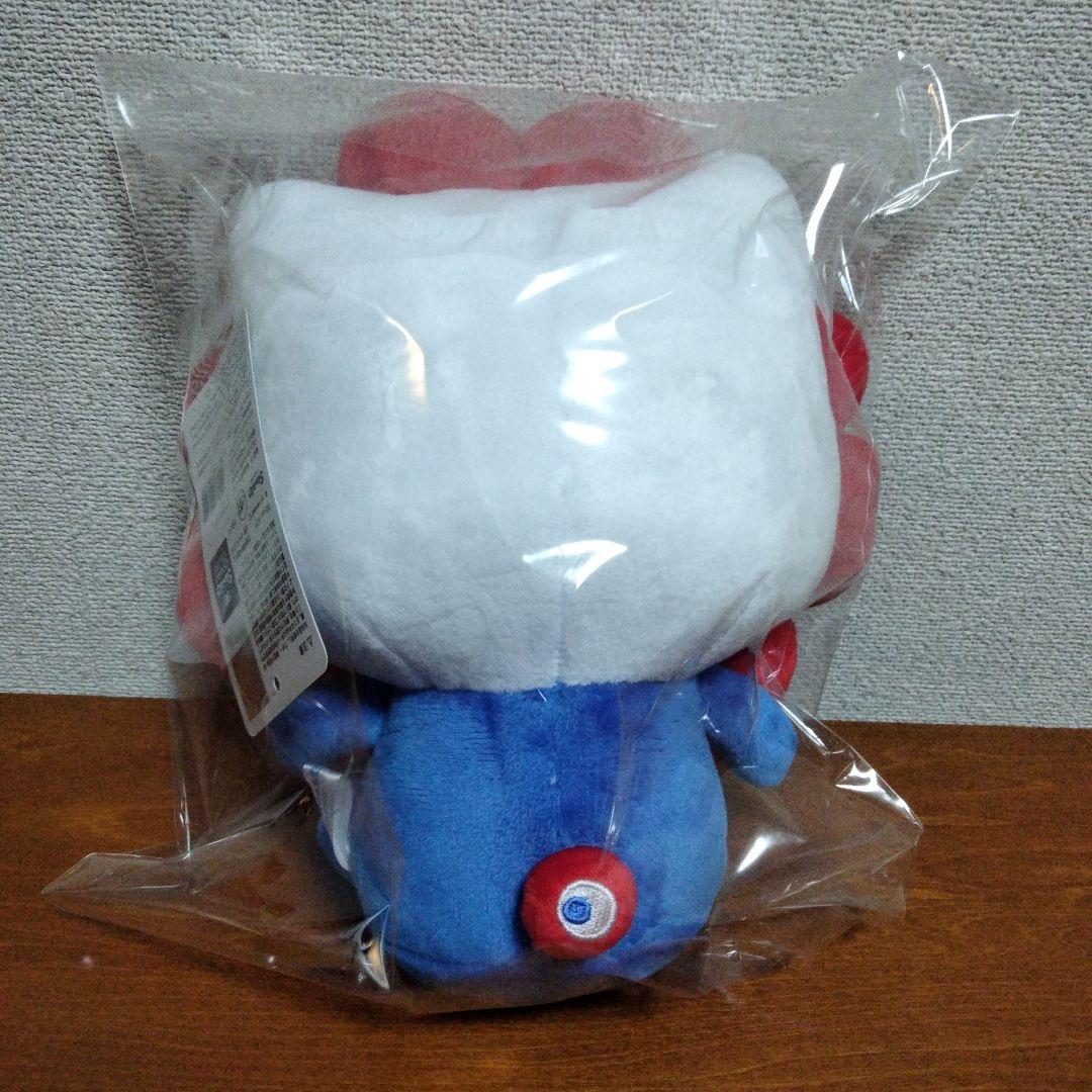 万博 サンリオ ミャクミャク なりきり ぬいぐるみ　 M　赤リボン　ハローキティ