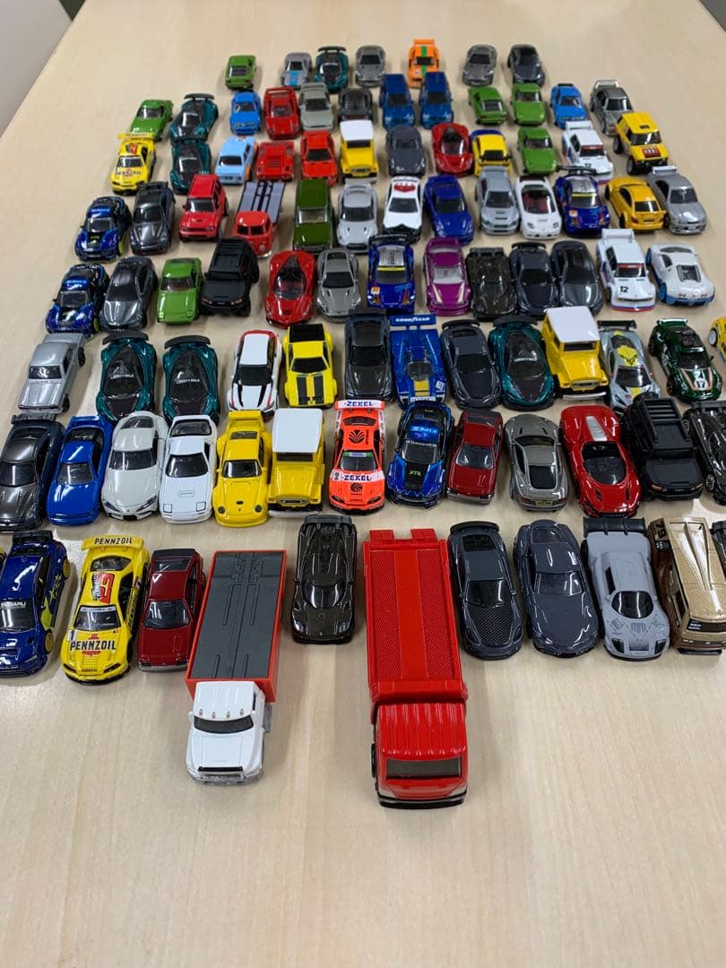 ミニカーセット トミカ　まとめ売り　98台 多色