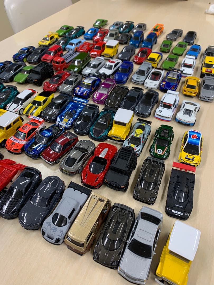ミニカーセット トミカ　まとめ売り　98台 多色