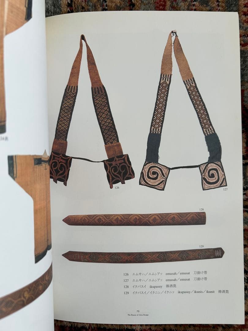 アイヌ文様の美　線のいのち、息づくかたち　2006年　展覧会図録