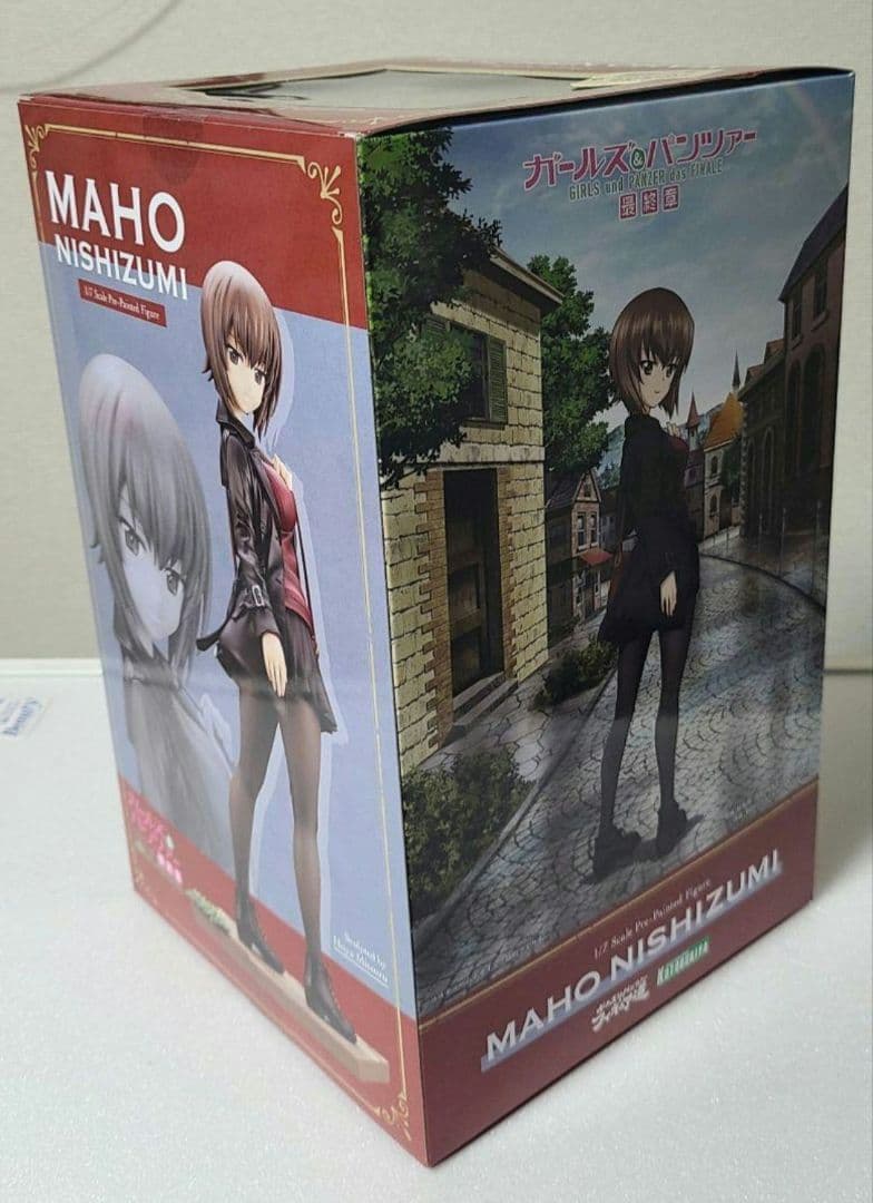 最終価格☆新品未開封☆西住まほフィギュア ガルパン 特典クール顔パーツ付き