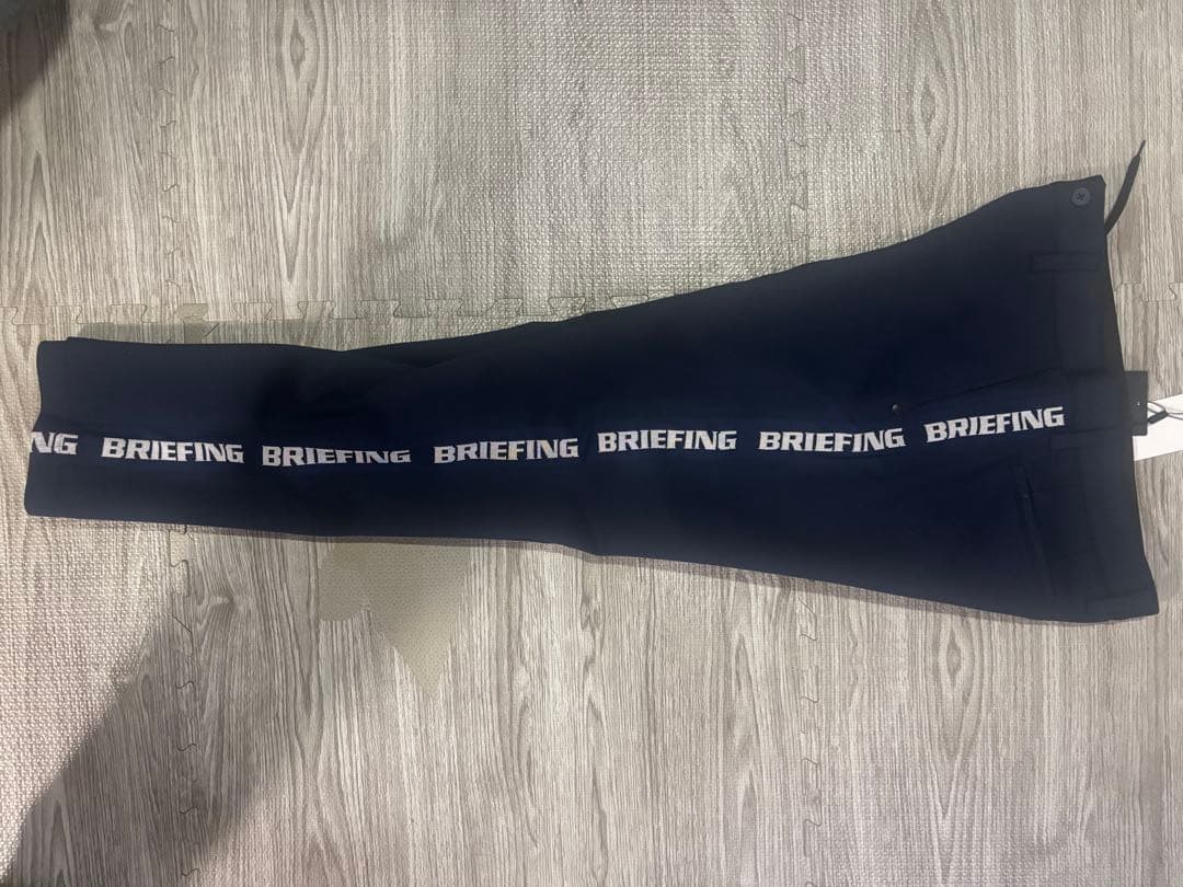 BRIEFING ネイビー スリムフィットパンツ