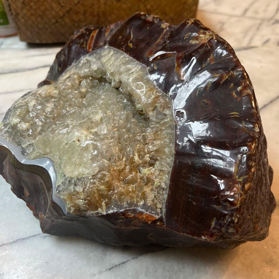⚠️注意‼️発送が特定の月末限定品　赤茶は魔を払う縁起の良い石　おすすめの古い原石
