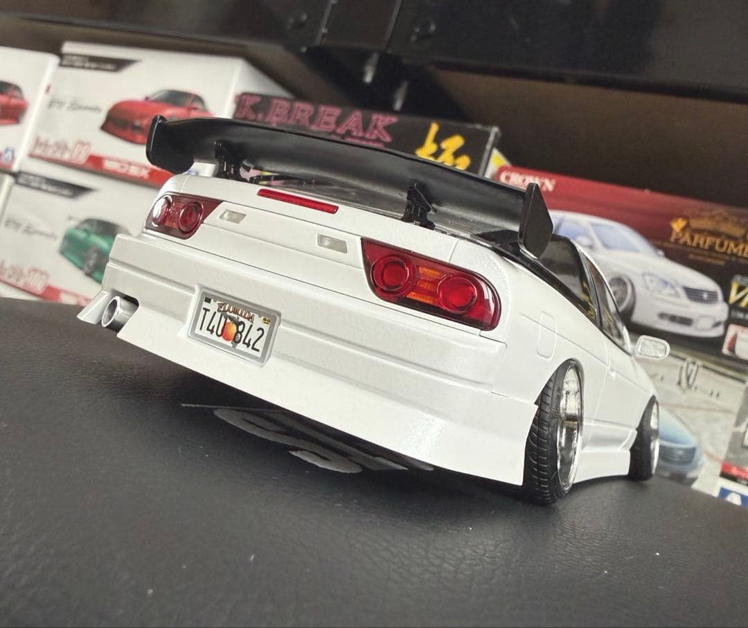 アオシマ URAS 180SX NOS仕様 WORKホイール 深リム