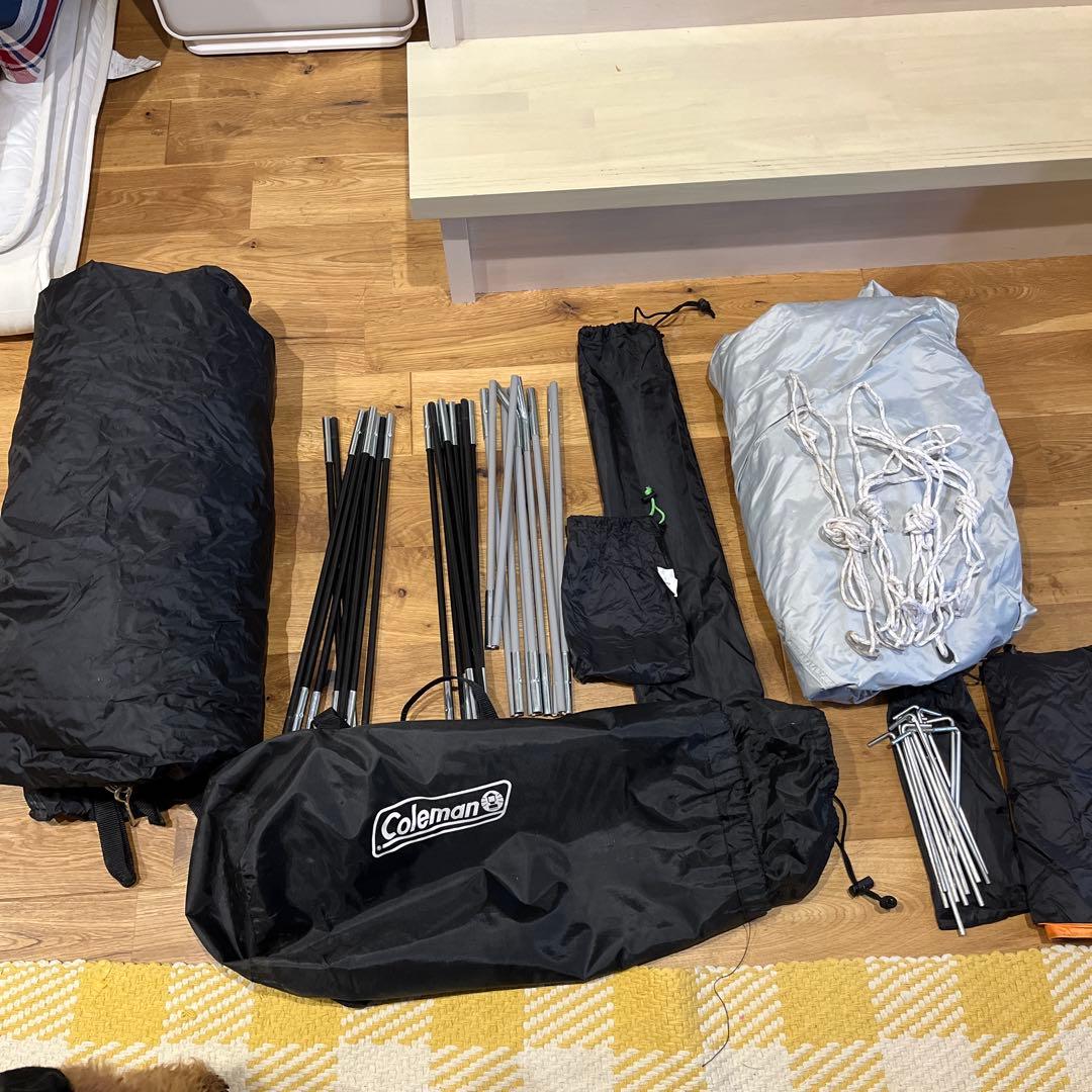 Coleman ツーリングドームst キャンプテント ブラック シルバー