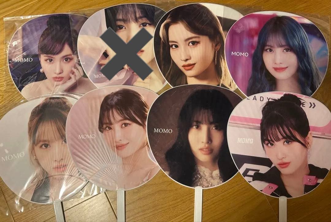 TWICE モモ うちわ 20枚 バラ⭕️