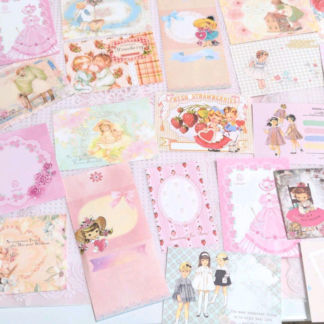 みんみ✩.*様ご確認用♥新作ガーリーレトロガール♥可愛いバラメモ♯619
