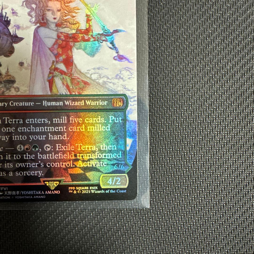 MTG 魔導戦士ティナ ボーダレス foil 英語