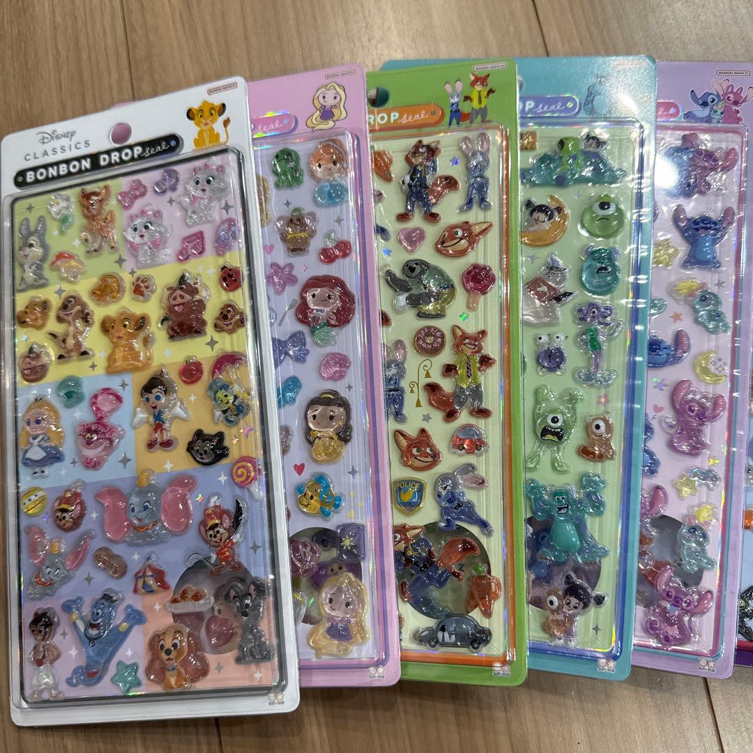 ディズニーボンボンドロップシール