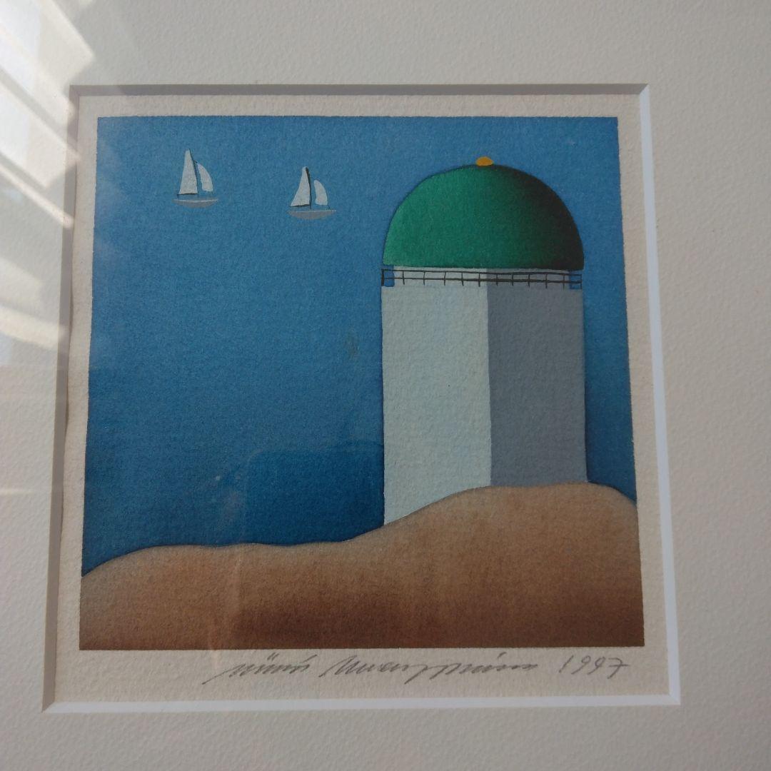 ヴィーヴィ・ケンパイネン 水彩画 1997年　灯台