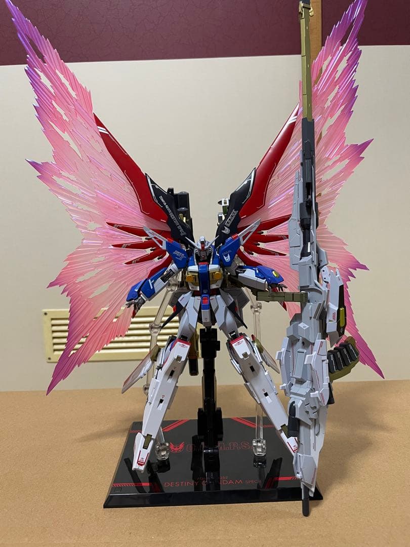 メタルロボット魂〜デスティニーガンダムSPEC2、ゼウスシルエット、光の翼〜3点